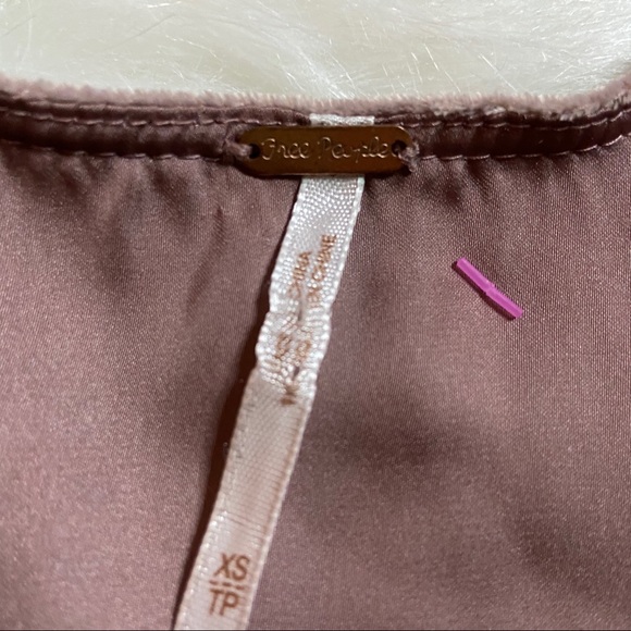 NWOT Free People Purple Velvet Vest Sz XS - Picture 4 of 6